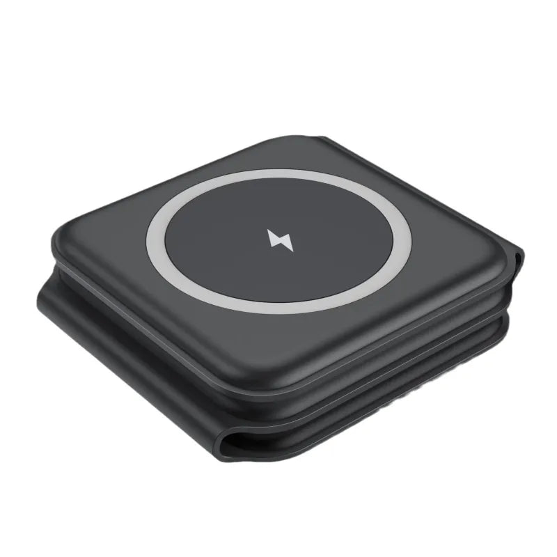 3-in-1 Magnetic Wireless Charging Folding Mobile Phone Holder