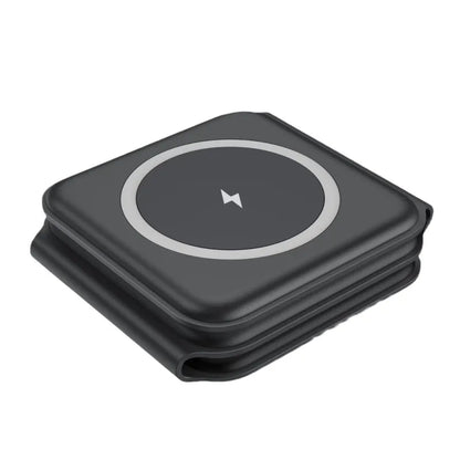 3-in-1 Magnetic Wireless Charging Folding Mobile Phone Holder