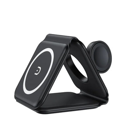 3-in-1 Magnetic Wireless Charging Folding Mobile Phone Holder