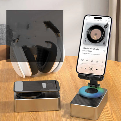 Mobile Phone Holder Audio Two-in-one Rotating Foldable